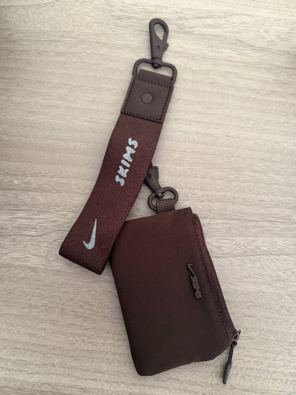NIKESKIMS - Keychain Wristlet and Clippable Pouch Set